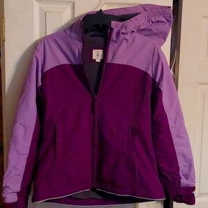 Lands End purple size large girls coat